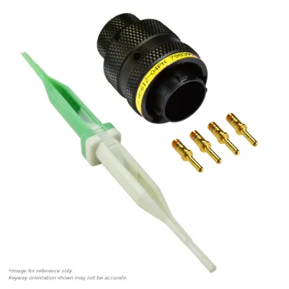 AS,4 WAY,PLG,SKT,A KEY,YELLOW - AS612-04PA