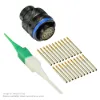 AS,22 WAY,PLG,PIN,B KEY,BLUE - AS612-35SB