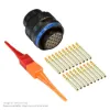 AS,19 WAY,PLG,PIN,B KEY,BLUE - AS614-19SB