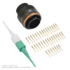 AS,37 WAY,PLG,SKT,C KEY,ORANGE - AS614-35PC