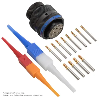 AS,12 WAY,PLG,PIN,B KEY,BLUE - AS614-97SB