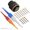 AS,12 WAY,PLG,PIN,C KEY,ORANGE - AS614-97SC