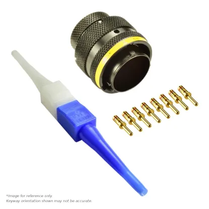 AS,8 WAY,PLG,SKT,A KEY,YELLOW - AS616-08PA