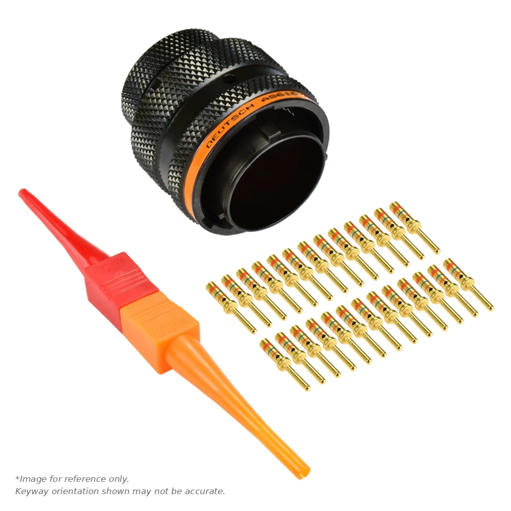 AS,26 WAY,PLG,SKT,C KEY,ORANGE - AS616-26PC
