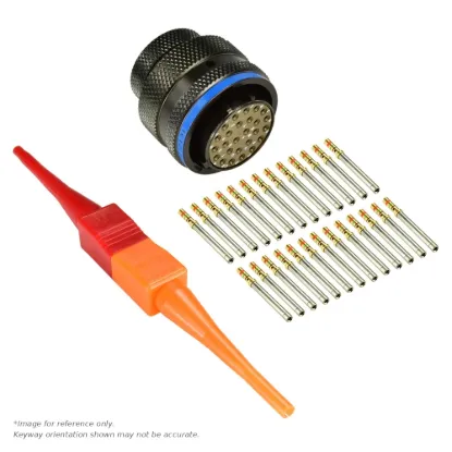 AS,26 WAY,PLG,PIN,B KEY,BLUE - AS616-26SB