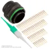 AS,66 WAY,PLG,SKT,D KEY,GREEN - AS618-35PD