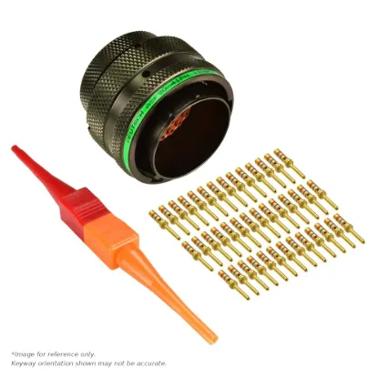 AS,41 WAY,PLG,SKT,D KEY,GREEN - AS620-41PD
