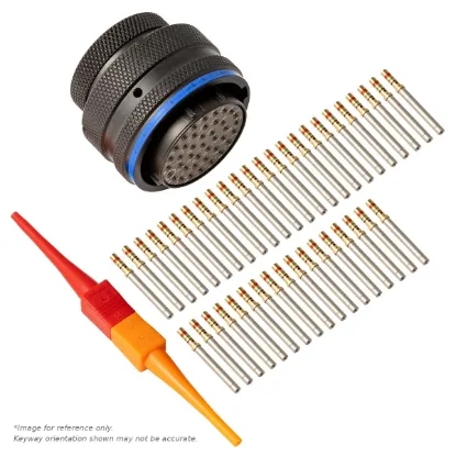 AS,41 WAY,PLG,PIN,B KEY,BLUE - AS620-41SB