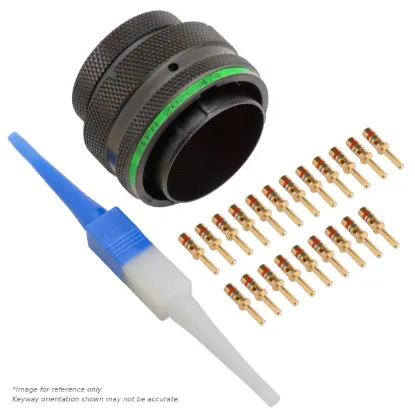 AS,21 WAY,PLG,PIN,D KEY,GREEN - AS622-21SD