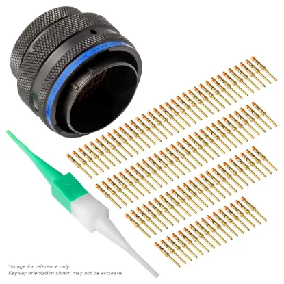 AS,100 WAY,PLG,SKT,B KEY,BLUE - AS622-35PB