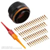 AS,29 WAY,PLG,SKT,C KEY,ORANGE - AS624-29PC
