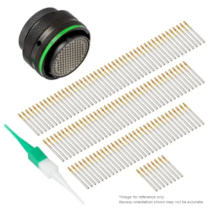 AS,29 WAY,PLG,PIN,D KEY,GREEN - AS624-29SD