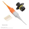 ASDD,11 WAY,FLG,PIN,A KEY,YELLOW - ASDD008-11PA