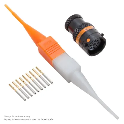 ASDD,9 WAY,INLINE,SKT,C KEY,ORANGE - ASDD106-09SC