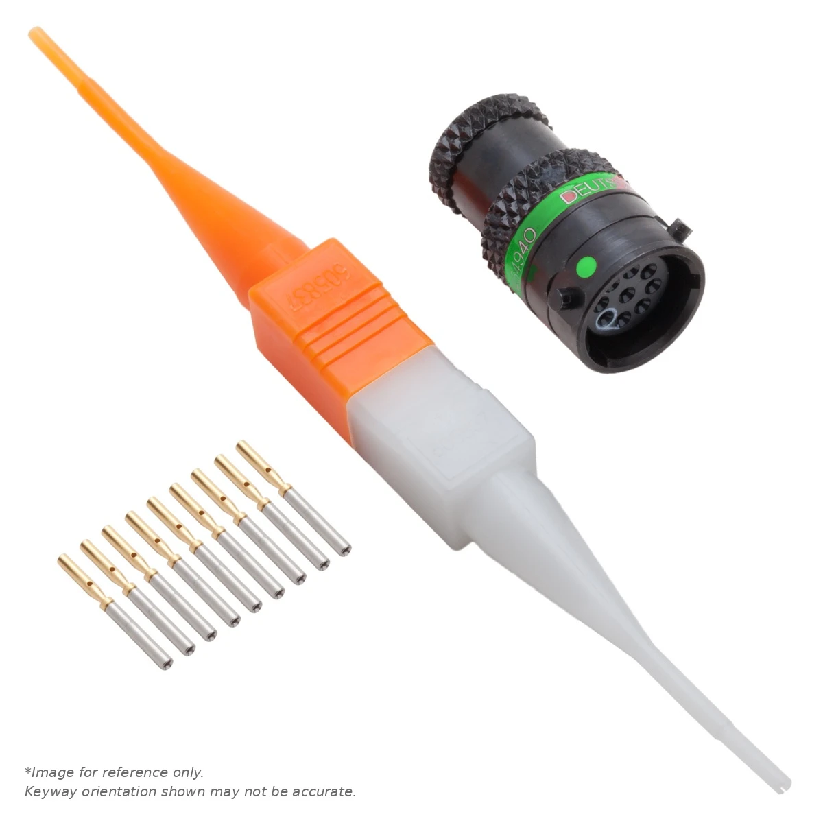 ASDD,9 WAY,INLINE,SKT,D KEY,GREEN - ASDD106-09SD