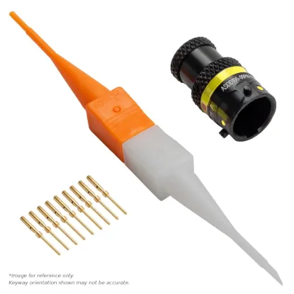 ASDD,23 WAY,INLINE,PIN,A KEY,YELLOW - ASDD110-23PA