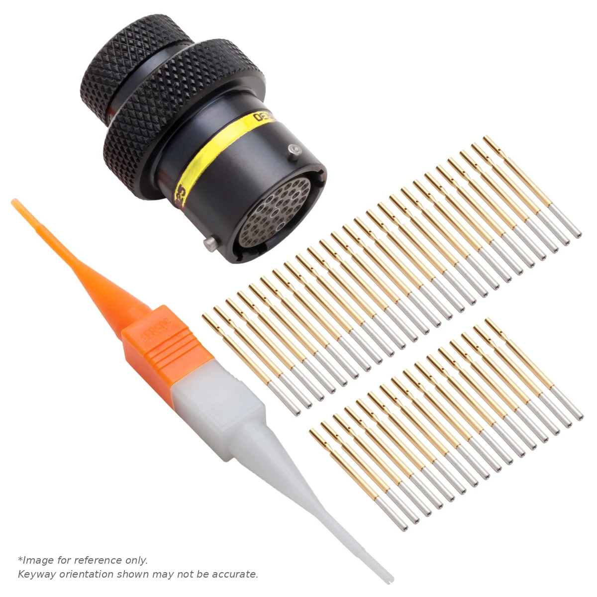ASDD,93 WAY,INLINE,SKT,A KEY,YELLOW - ASDD116-93SA