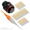 ASDD,64 WAY,PLG,SKT,N KEY,RED - ASDD614-64SN
