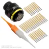 ASDD,93 WAY,PLG,SKT,A KEY,YELLOW - ASDD616-93SA