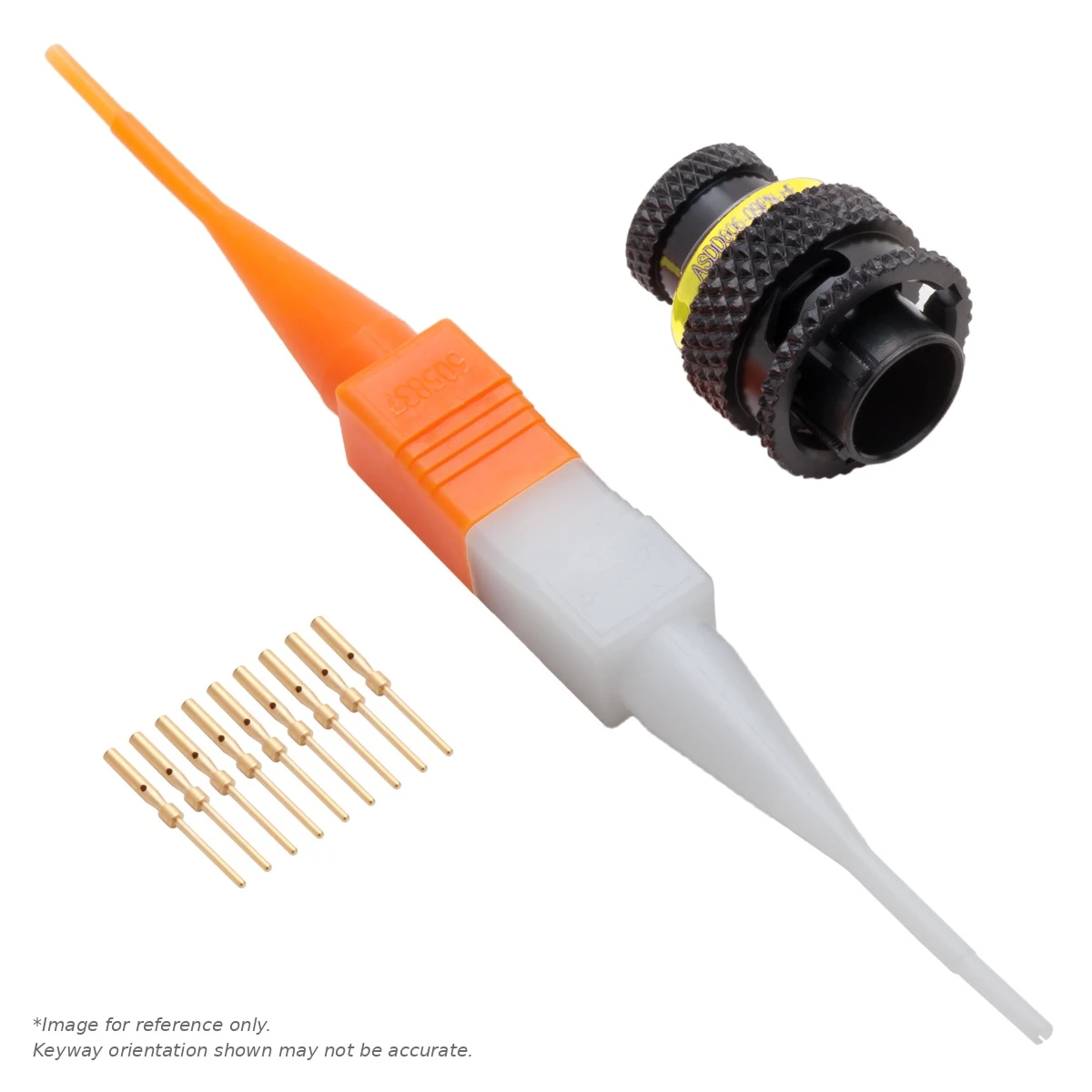 ASDD,118 WAY,PLG,PIN,A KEY,YELLOW - ASDD618-118PA