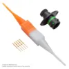 ASU,5 WAY,FLG,PIN,D KEY,GREEN - ASU003-05PD-HE