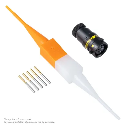 ASU,5 WAY,INLINE,SKT,A KEY,YELLOW - ASU103-05SA-HE