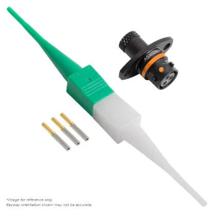 ASX,3 WAY,SKT,FLG,C KEY,ORANGE - ASX002-03SC-HE
