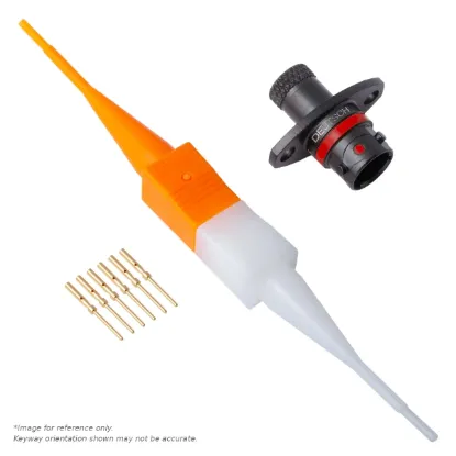 ASX,5 WAY,PIN,FLG,N KEY,RED - ASX002-05PN-HE