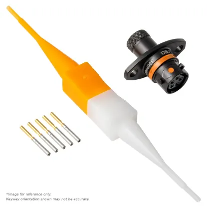 ASX,5 WAY,SKT,FLG,C KEY,ORANGE - ASX002-05SC-HE