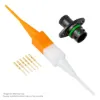 ASX,6 WAY,PIN,FLG,D KEY,GREEN - ASX002-06PD-HE