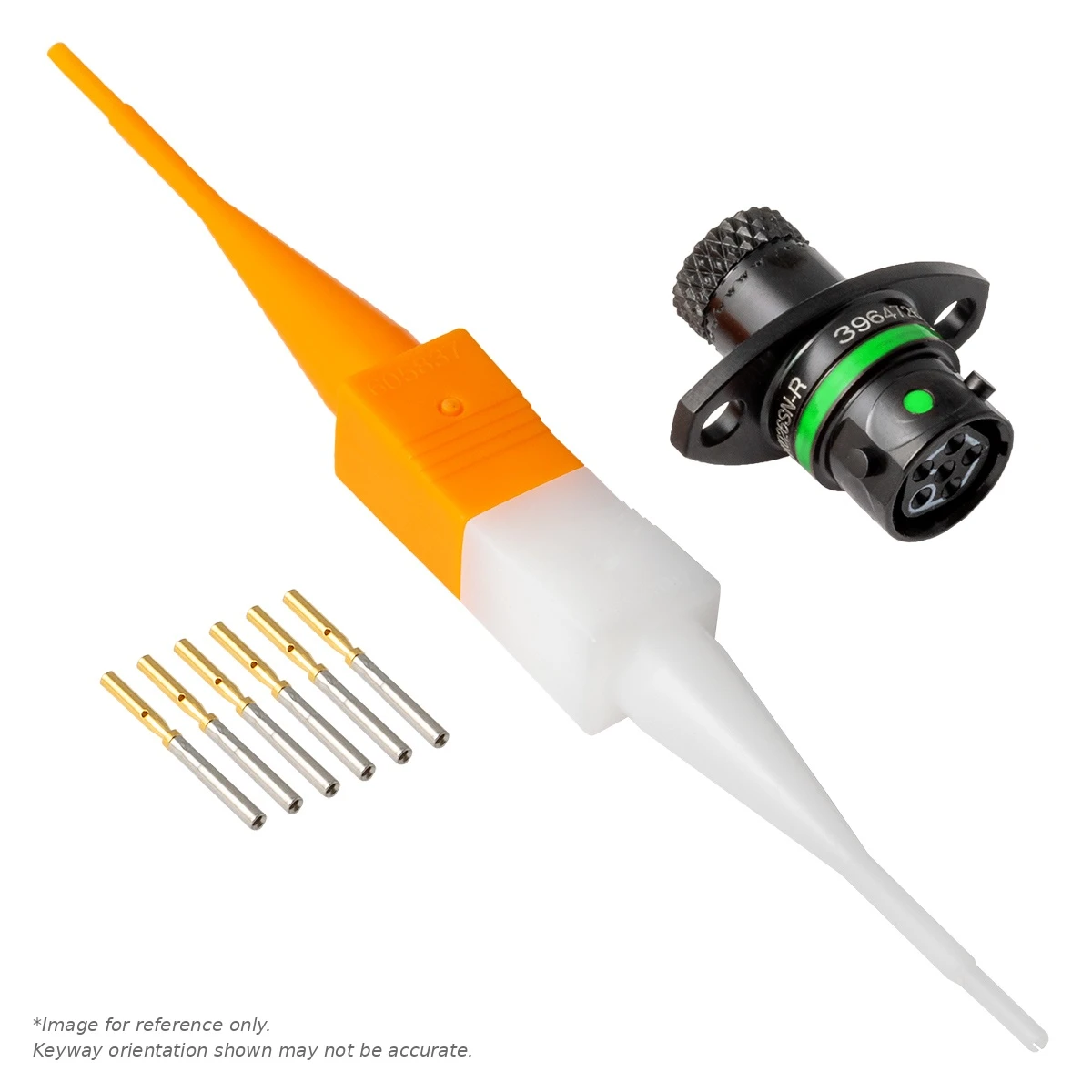 ASX,6 WAY,SKT,FLG,D KEY,GREEN - ASX002-06SD-HE