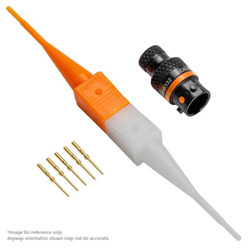 ASX,5 WAY,INLINE,PIN,C KEY,ORANGE - ASX102-05PC-HE
