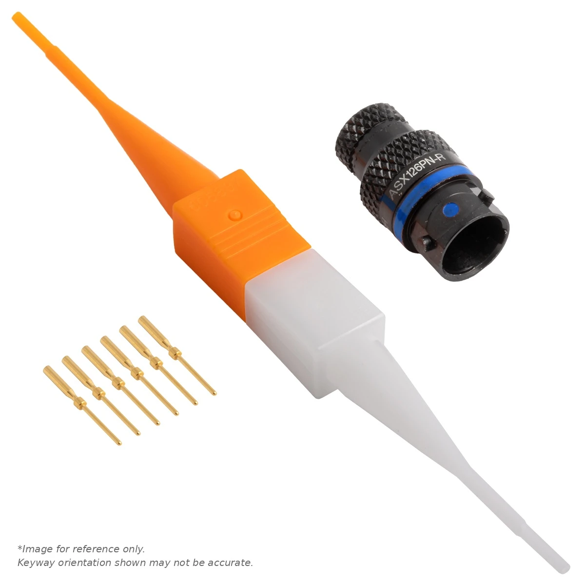 ASX,6 WAY,INLINE,PIN,B KEY,BLUE - ASX102-06PB-HE