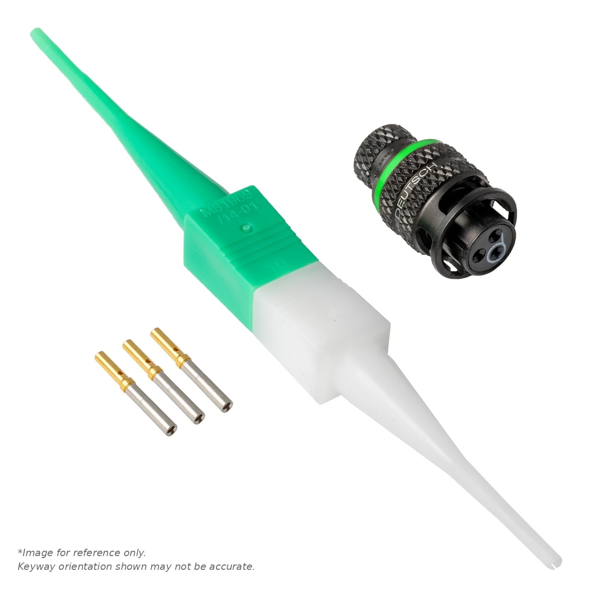 ASX,3 WAY,PLG,SKT,D KEY,GREEN - ASX602-03SD-HE
