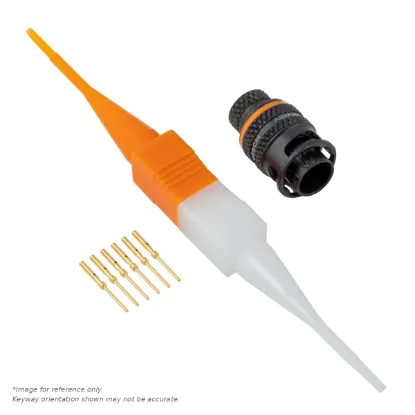 ASX,6 WAY,PLG,PIN,C KEY,ORANGE - ASX602-06PC-HE