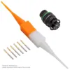 ASX,6 WAY,PLG,SKT,D KEY,GREEN - ASX602-06SD-HE